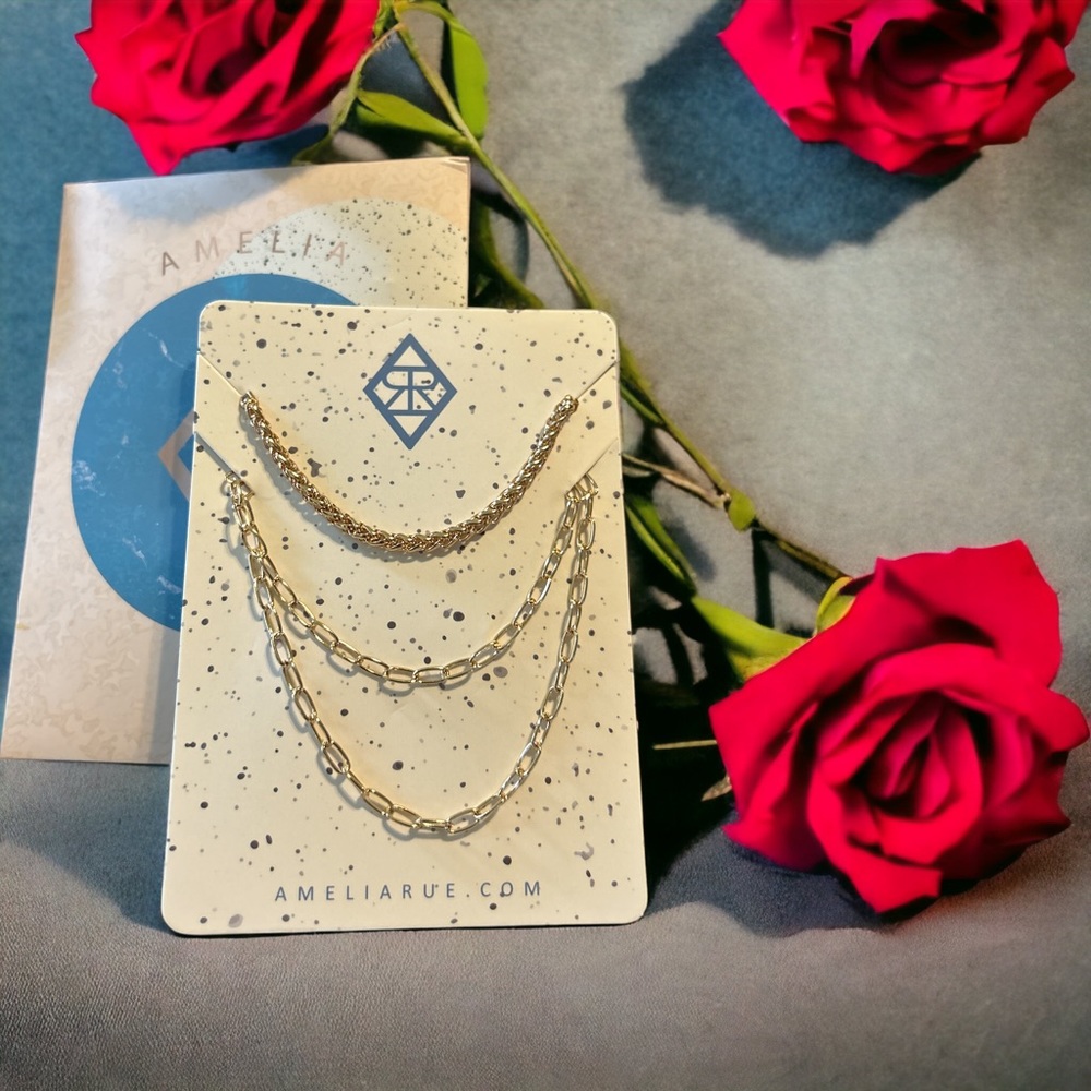 NEW Amelia Rue Multi Strand Necklace - Picture 2 of 5
